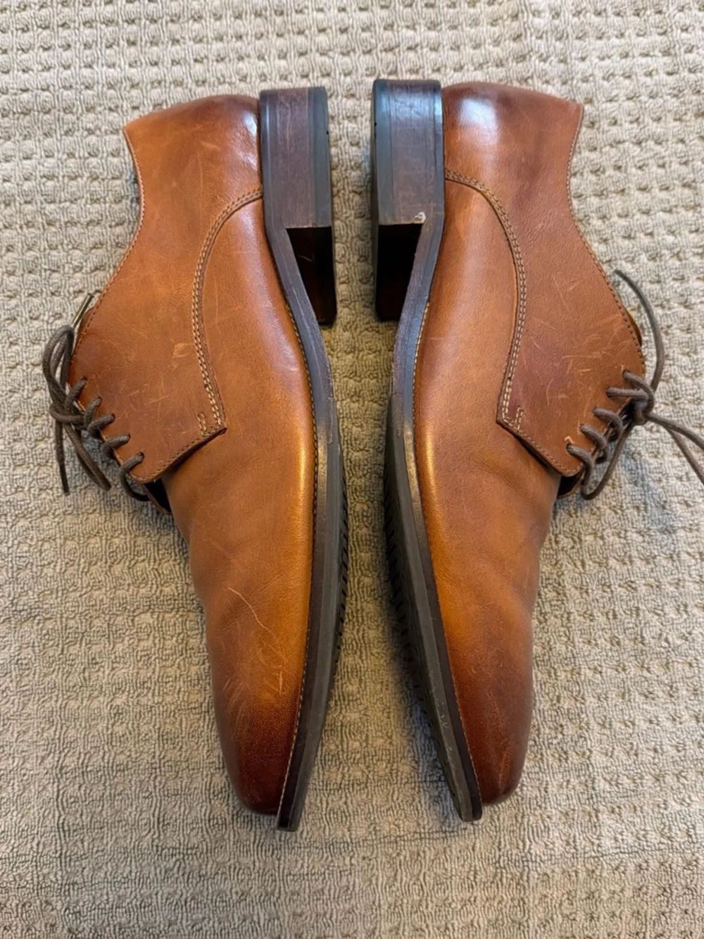 Cole Haan Brown Leather Oxfords